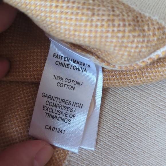 Simon's Twik Cotton Sunflower Cardigan size M - Picture 5 of 6